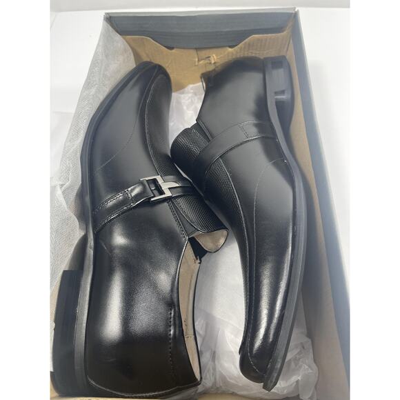 Stacy Adams Beau Shoes Mens Size 12 Black Slip On Monk Strap Dress New Box main image 10
